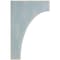 Ekena Millwork 1 3/4"W x 8"D x 12"H Clarksville Wood Vintage Decor Bracket, Driftwood Blue BKTWD02X08X12CVBU - alternate 3
